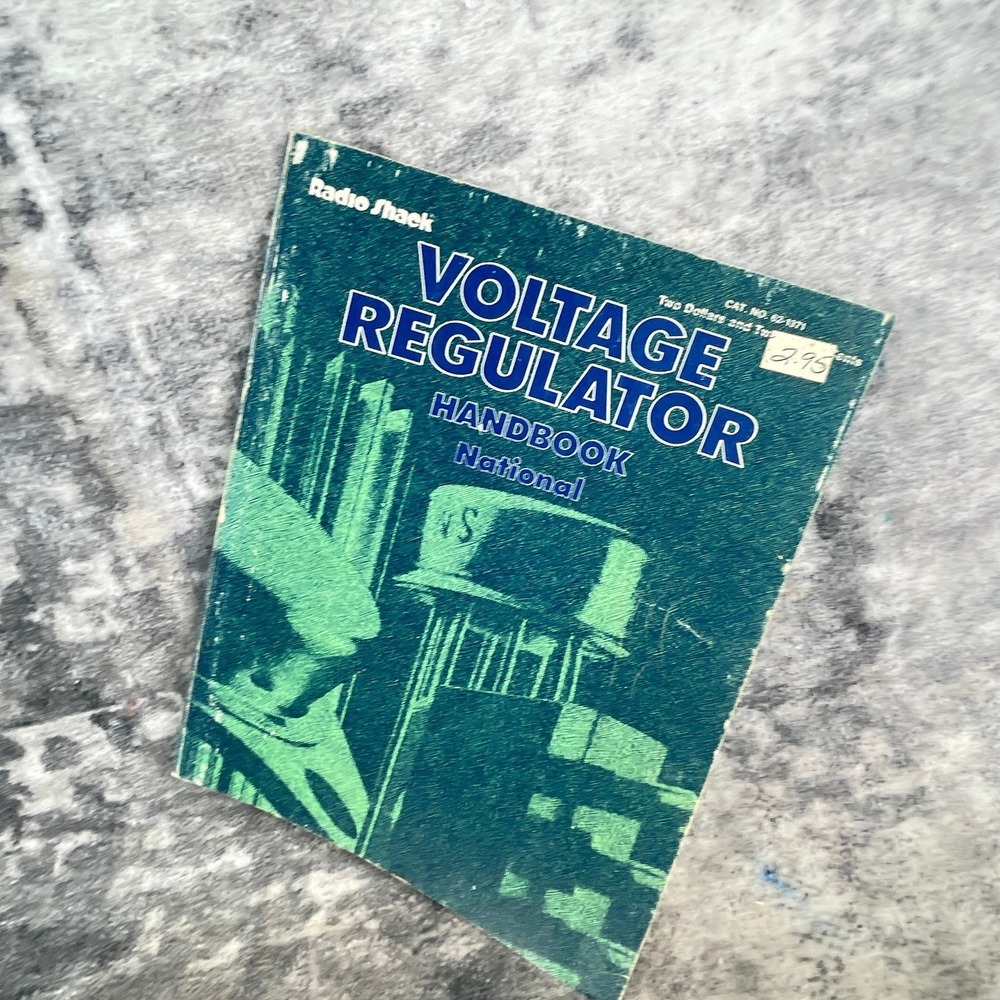 Voltage Regulator Handbook 1975 Green Tech‎ Book National Radio Shack